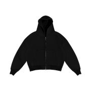 CLOUD JET BLACK ZIP-UP